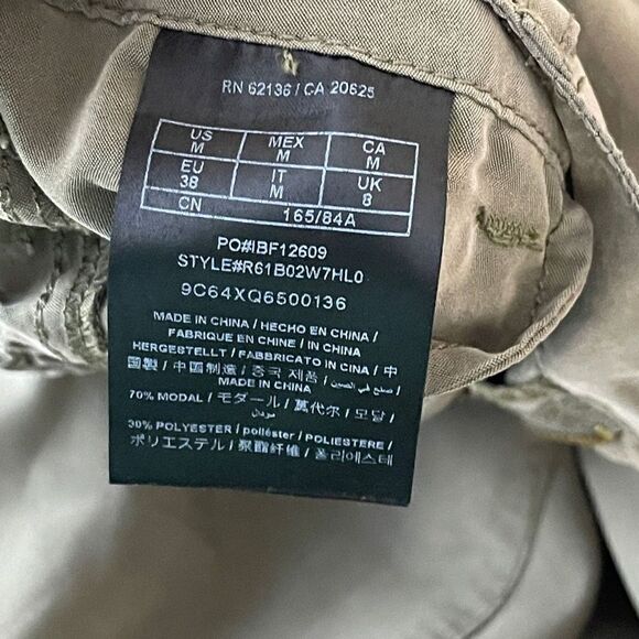 Guess Pants Women's Medium Olive Green Cargo Pockets Casual - Picture 16 of 16